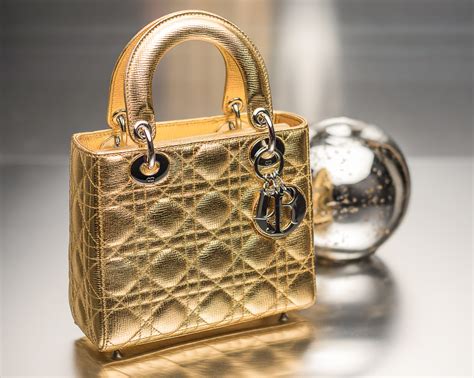 lady dior gold|Lady Dior handbag price.